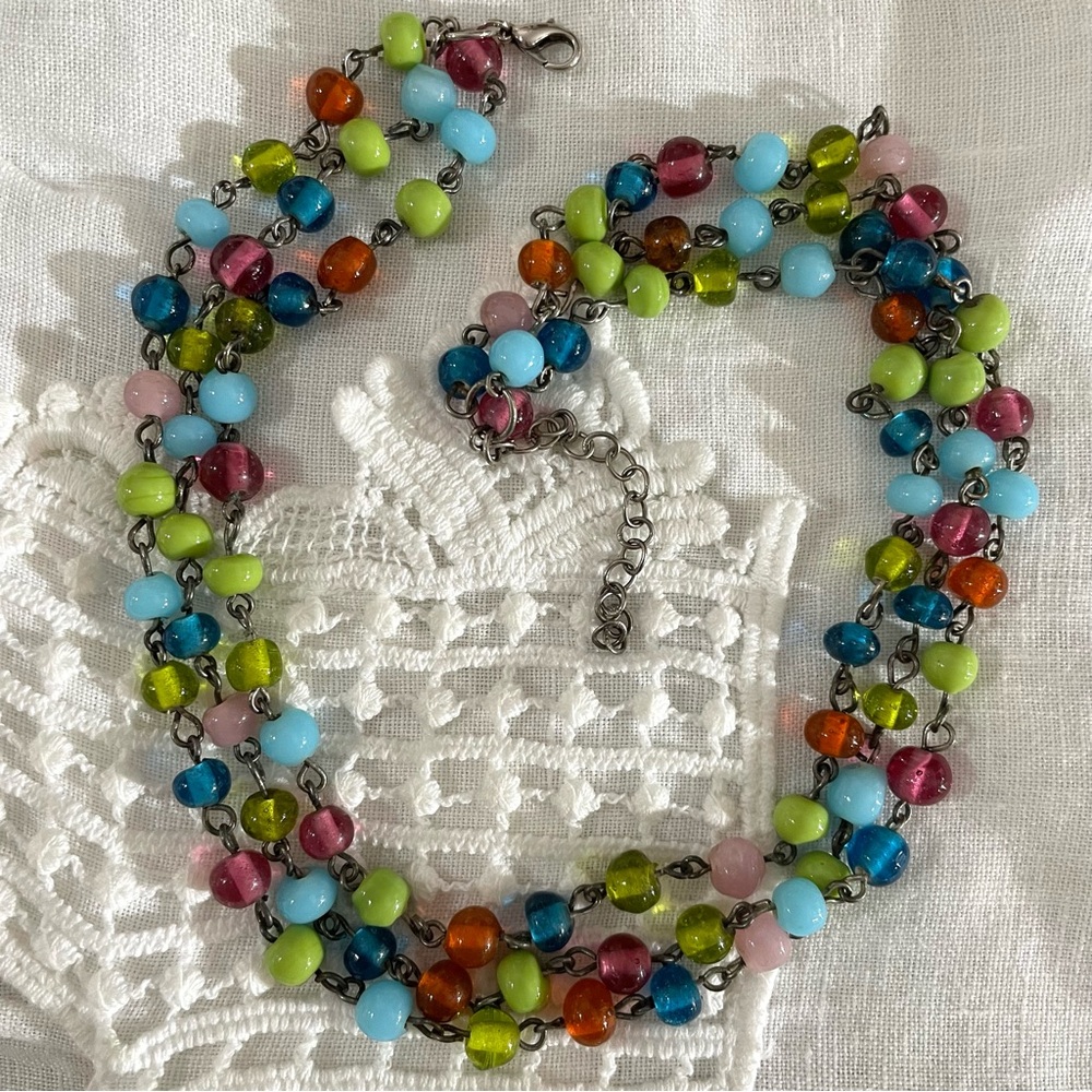 Multicolor Beaded Necklace